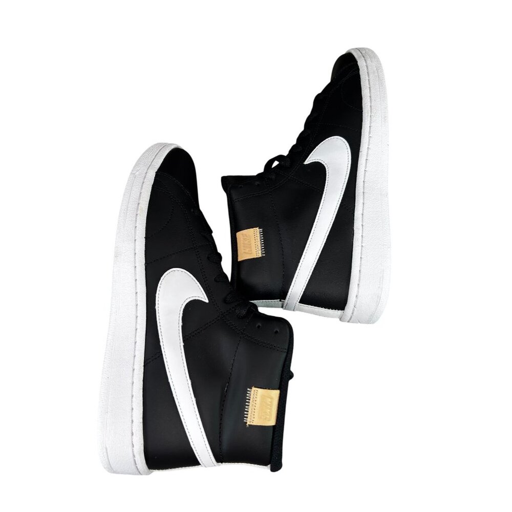 Nike Court Royale 2 Mid Sneakers Size 8 Black/White Onyx - Picture 8 of 13